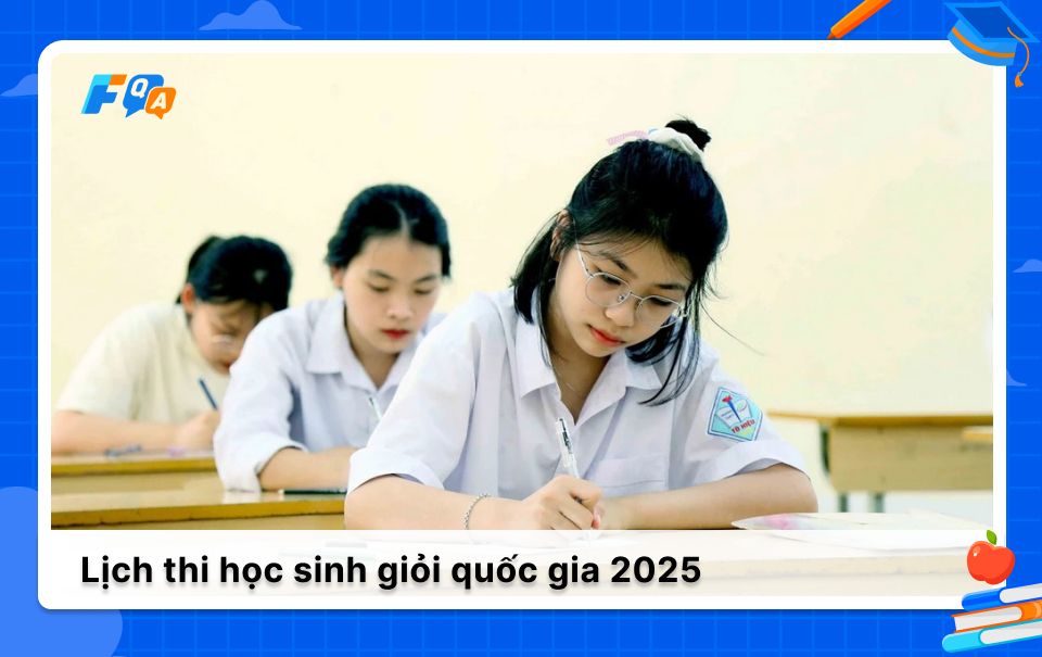Bộ GD&ĐT công bố lịch thi học sinh giỏi quốc gia 2025