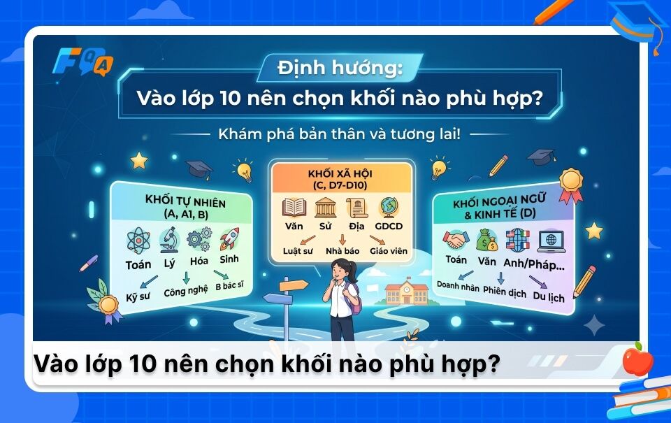Định hướng: Vào lớp 10 nên chọn khối nào phù hợp?