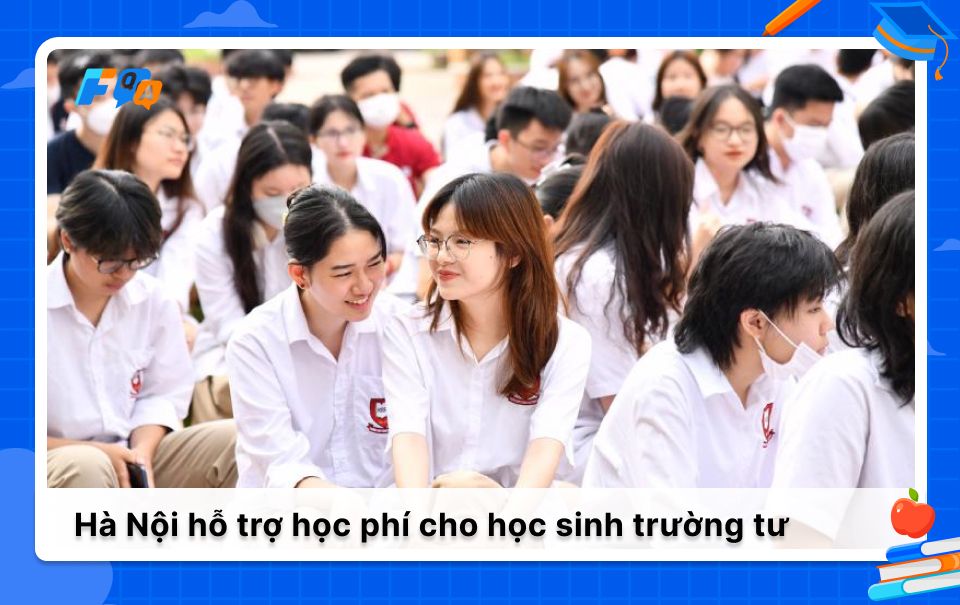 Học sinh trường tư Hà Nội được hỗ trợ hơn 200.000 đồng/tháng
