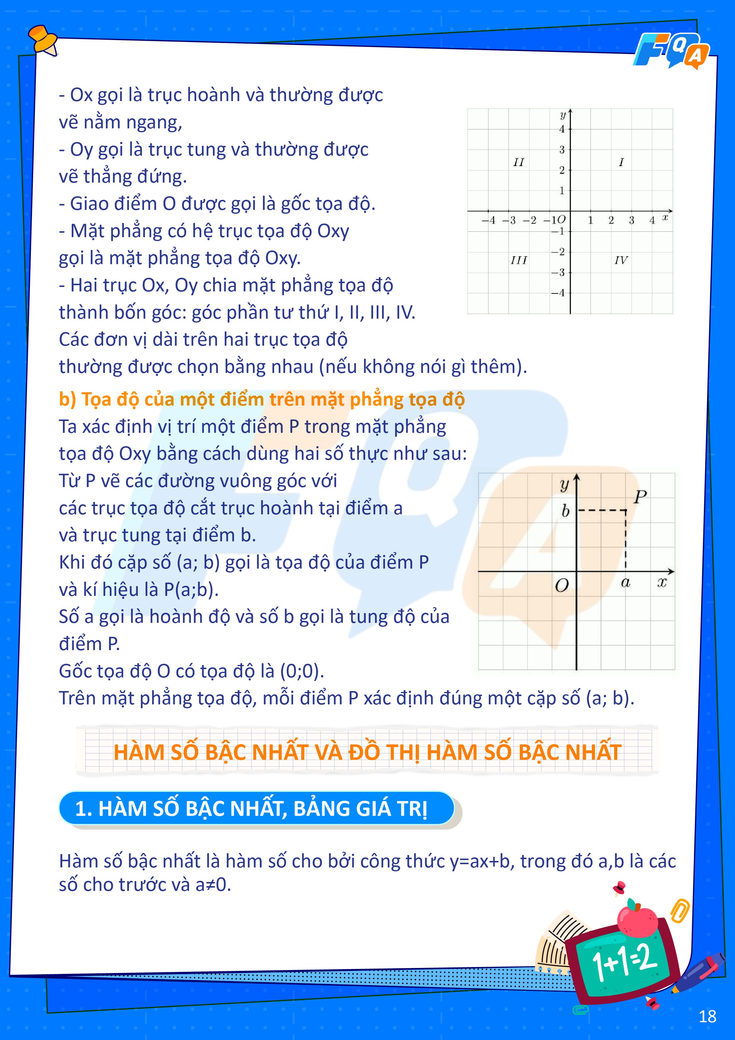 mặt phẳng tọa độ