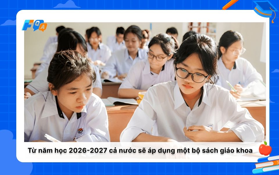 Áp dụng một bộ sách giáo khoa cho cả nước từ năm học 2026- 2027