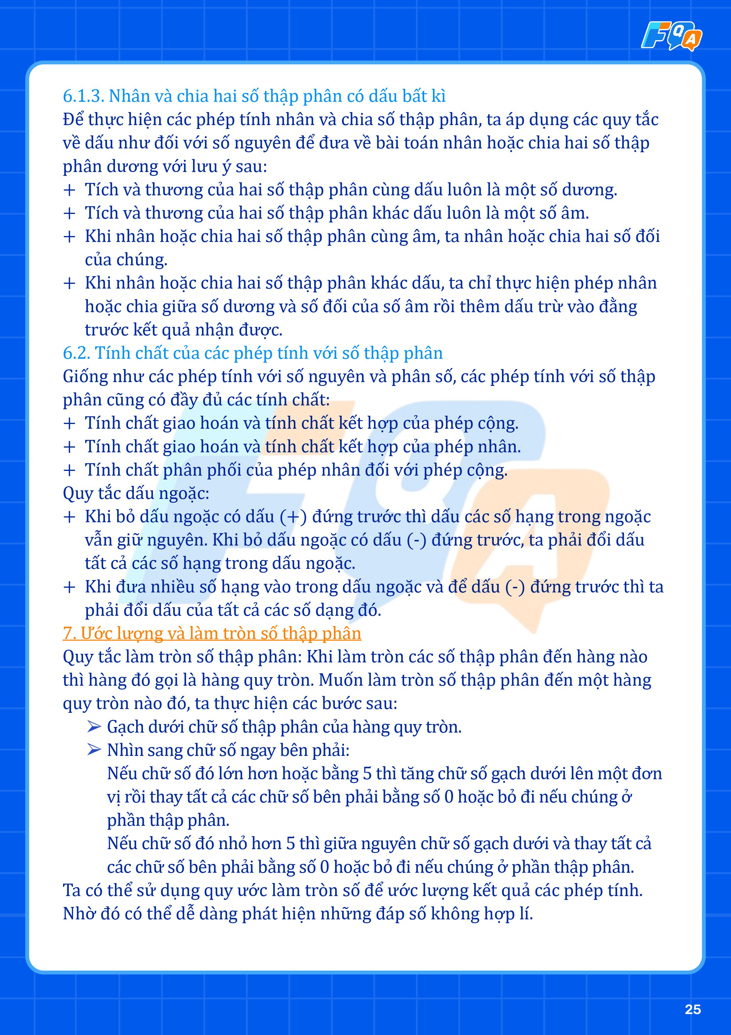 nhân chia số thập phân