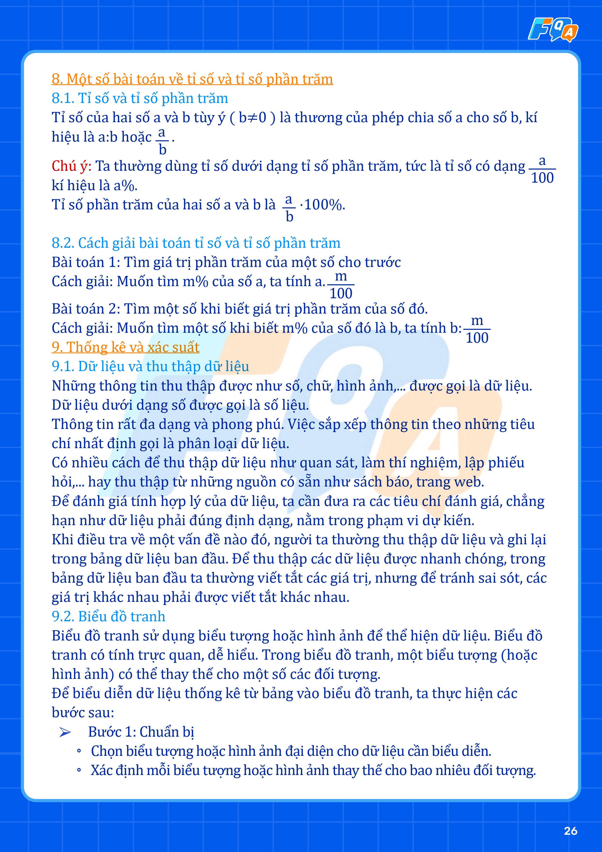 tỉ số và tỉ số phần trăm