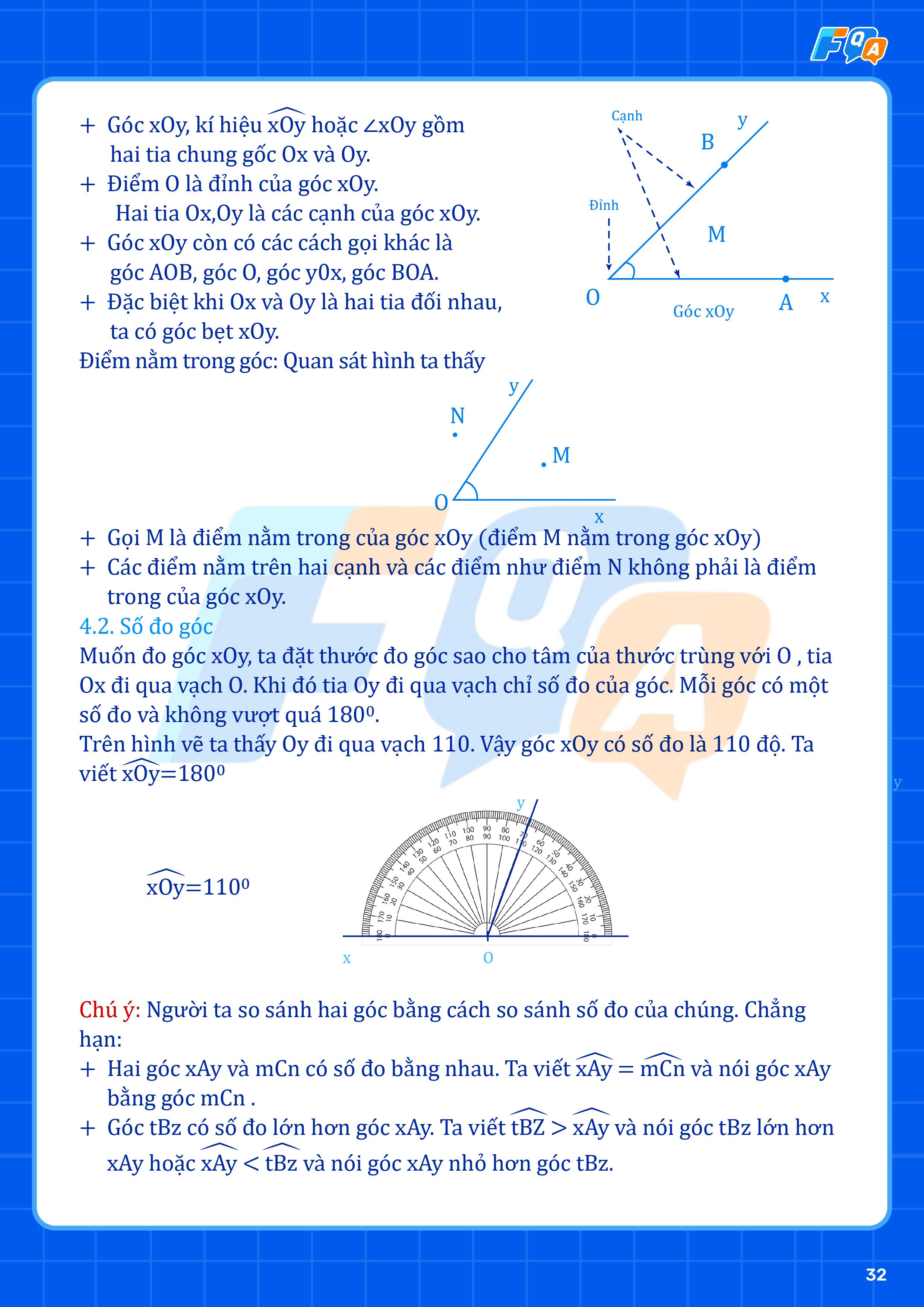 góc và số đo góc