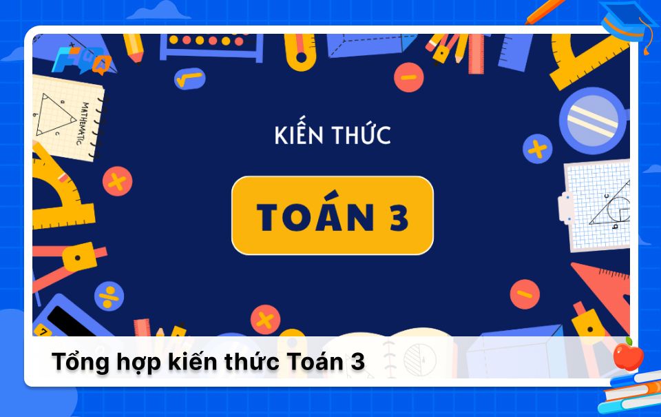 Tổng hợp kiến thức Toán 3 quan trọng