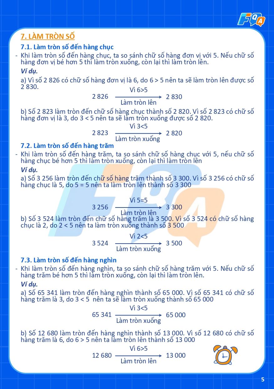 công thức toán 3 dễ hiểu